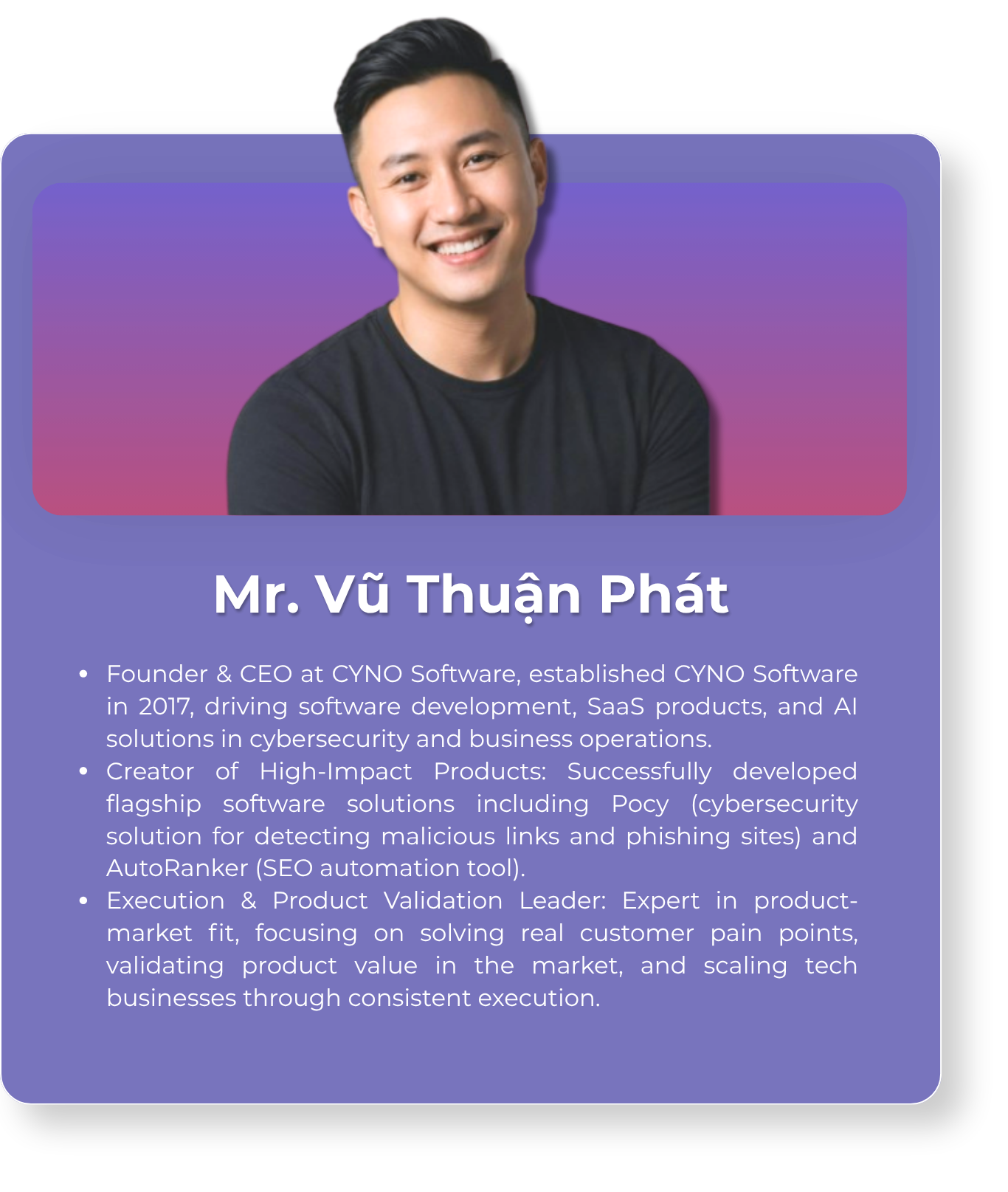 Mr. Vũ Thuận Phát - Board of Mentors
